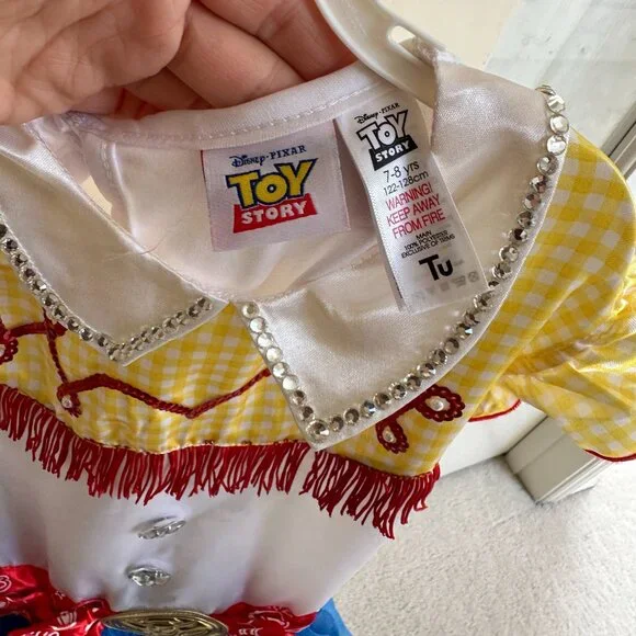 Toy Story Jessie Costume Dress – Girls Size 7~8 Years – Disney Halloween Outfit - Picture 4 of 4